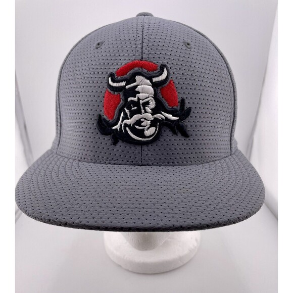 Pacific Headwear Eight18 Embroidered Viking Patch Fitted Cap Gray Men's S-M - Picture 1 of 5